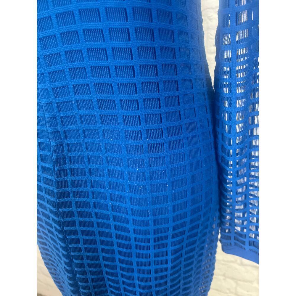 K. Jordan Blue Fitted Cocktail Dress - Size Small - Picture 9 of 11